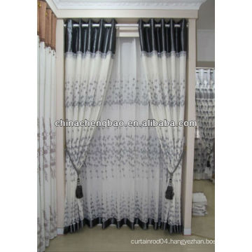 2013 polyester embroidery fabric curtain
